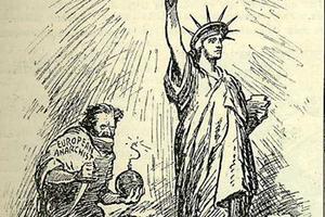 Political cartoon